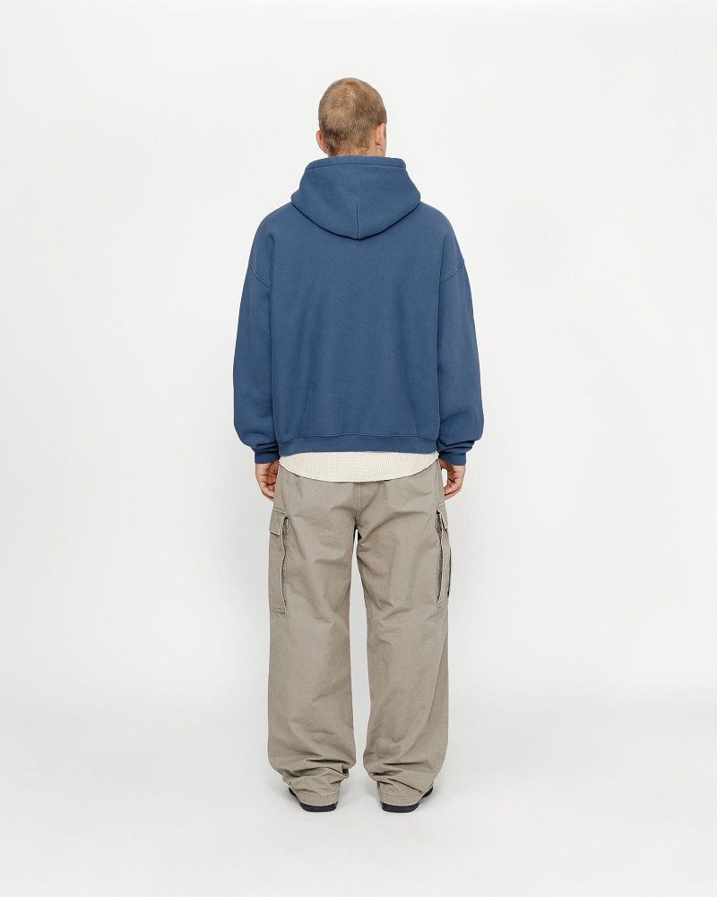STUSSY 80 RELAXED HOODIE Bleu | STUSSY-56238