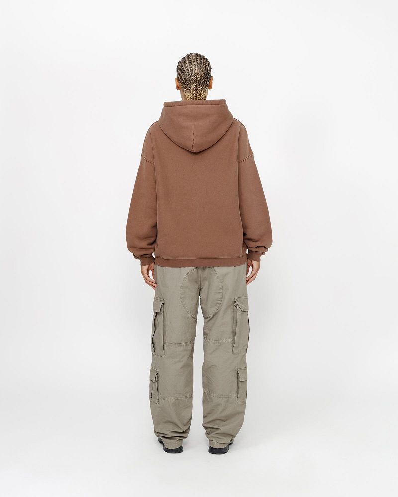 STUSSY 80 RELAXED HOODIE Marron | STUSSY-56275