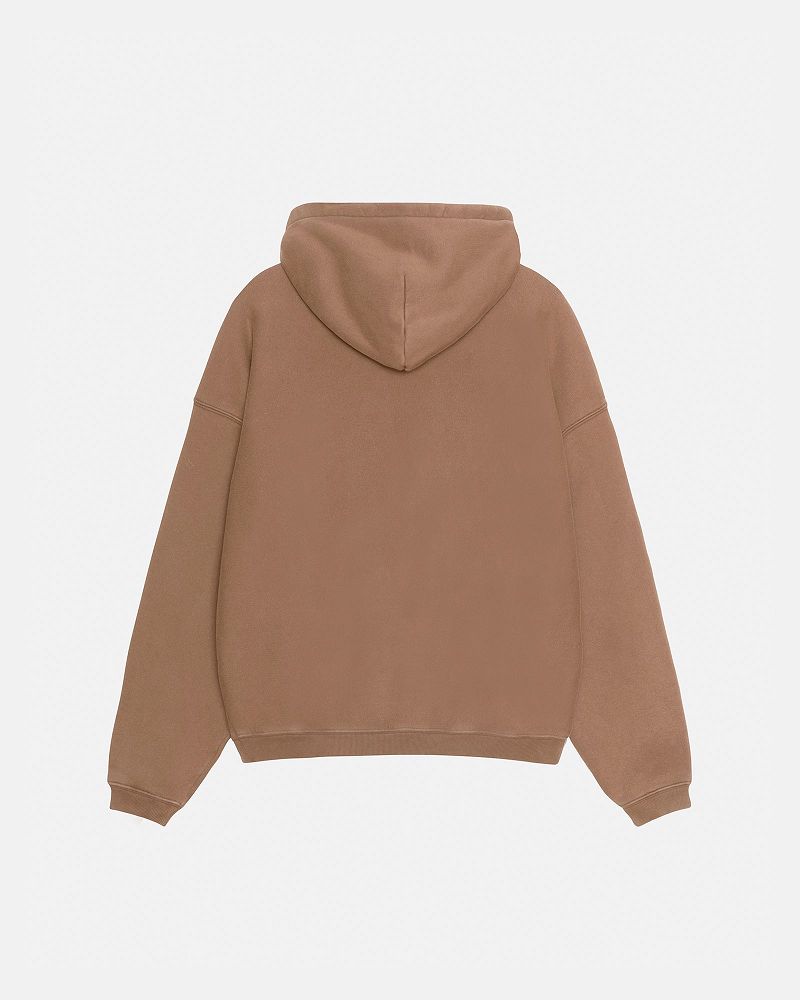 STUSSY 80 RELAXED HOODIE Marron | STUSSY-56275