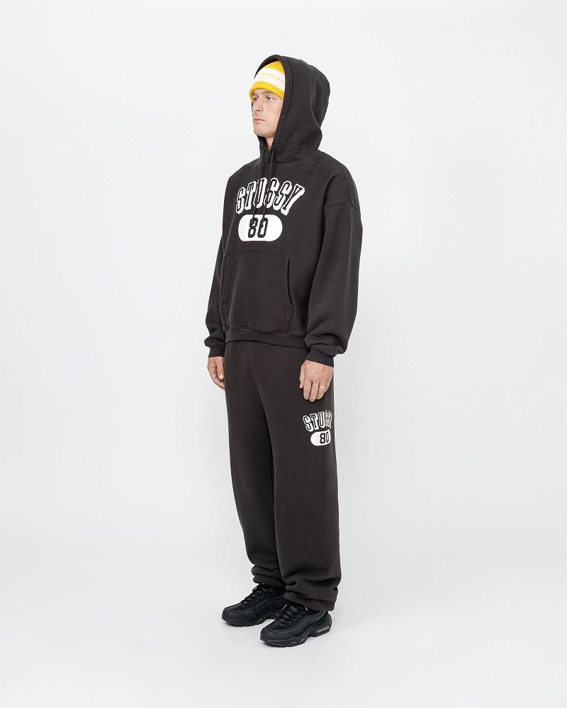 STUSSY 80 RELAXED HOODIE Noir | STUSSY-56274