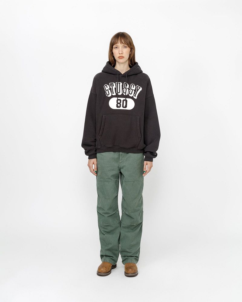 STUSSY 80 RELAXED HOODIE Noir | STUSSY-56274