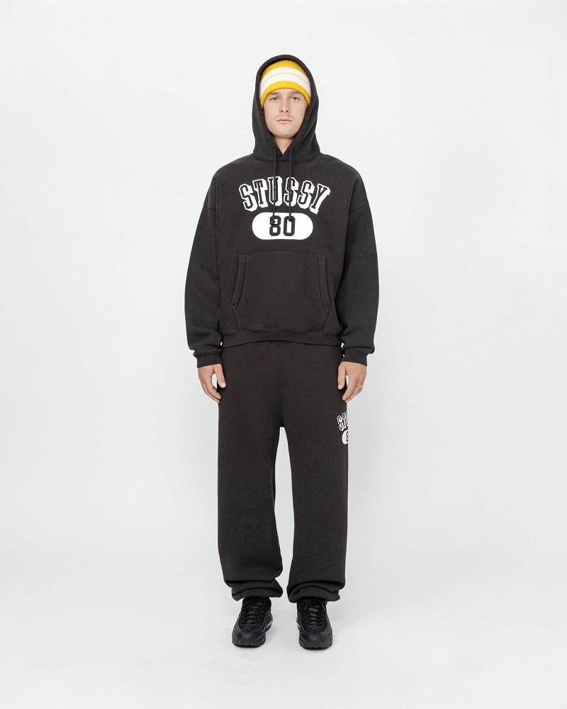 STUSSY 80 RELAXED HOODIE Noir | STUSSY-56274