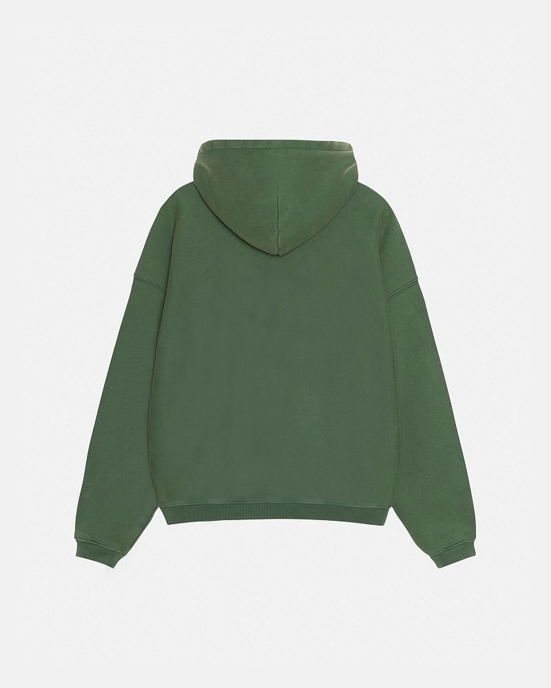 STUSSY 80 RELAXED HOODIE Vert Foncé | STUSSY-56277