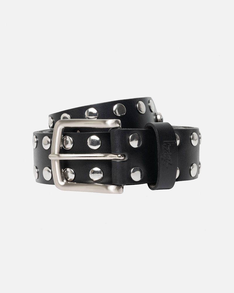 STUSSY 8 BALL STUDDED BELT Noir | STUSSY-55906