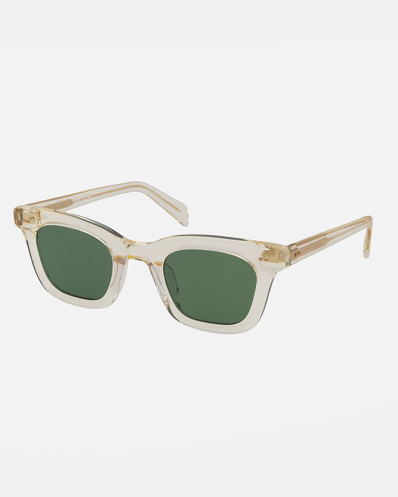 STUSSY ACE SUNGLASSES Beige Vert | STUSSY-55943