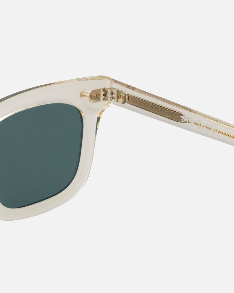 STUSSY ACE SUNGLASSES Beige Vert | STUSSY-55943