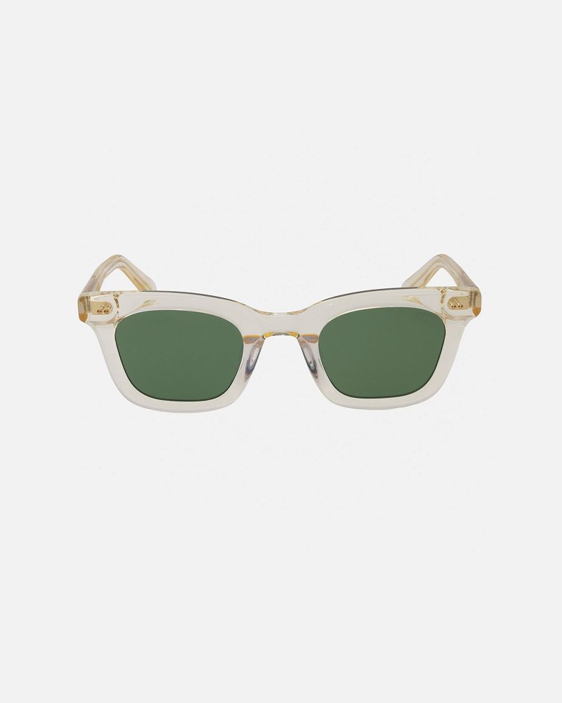 STUSSY ACE SUNGLASSES Beige Vert | STUSSY-55943