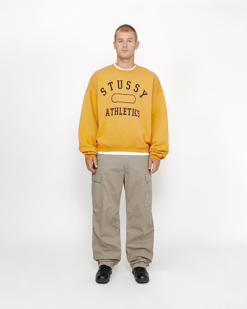 STUSSY ATHLETICS CREW Doré | STUSSY-56210