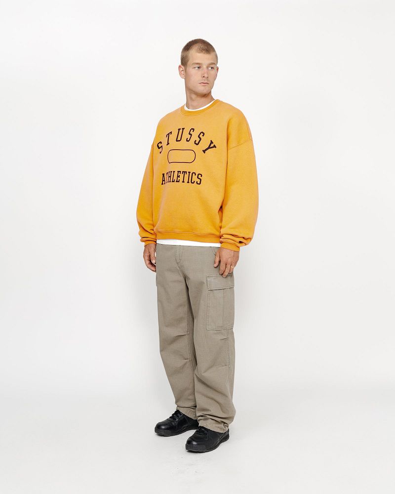 STUSSY ATHLETICS CREW Doré | STUSSY-56210