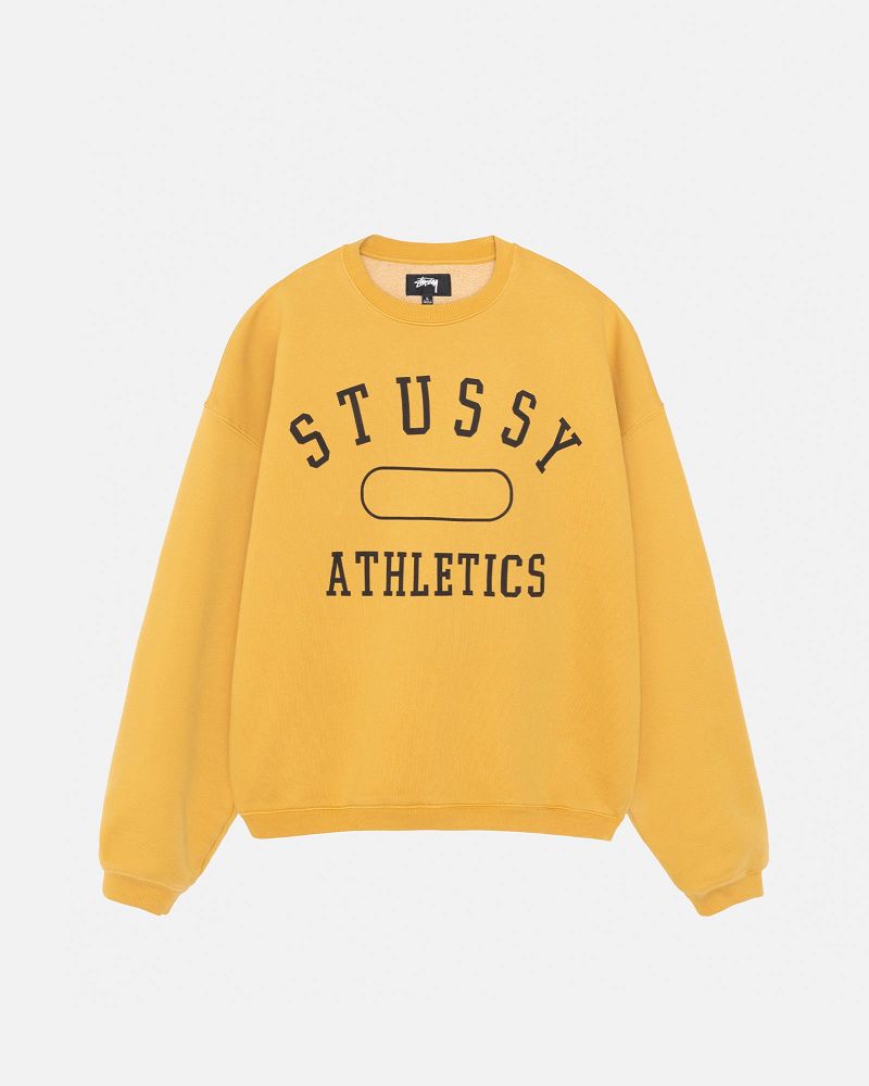 STUSSY ATHLETICS CREW Doré | STUSSY-56210