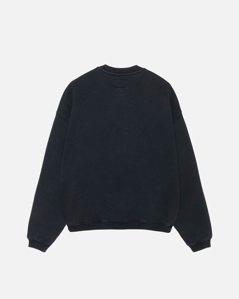 STUSSY ATHLETICS CREW Noir | STUSSY-56207