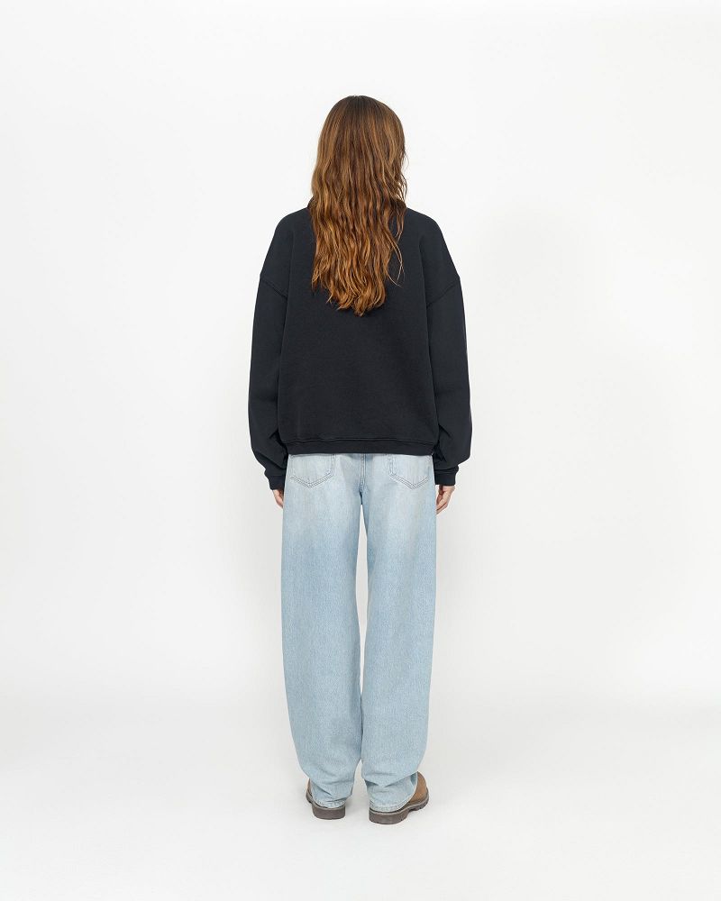 STUSSY ATHLETICS CREW Noir | STUSSY-56207