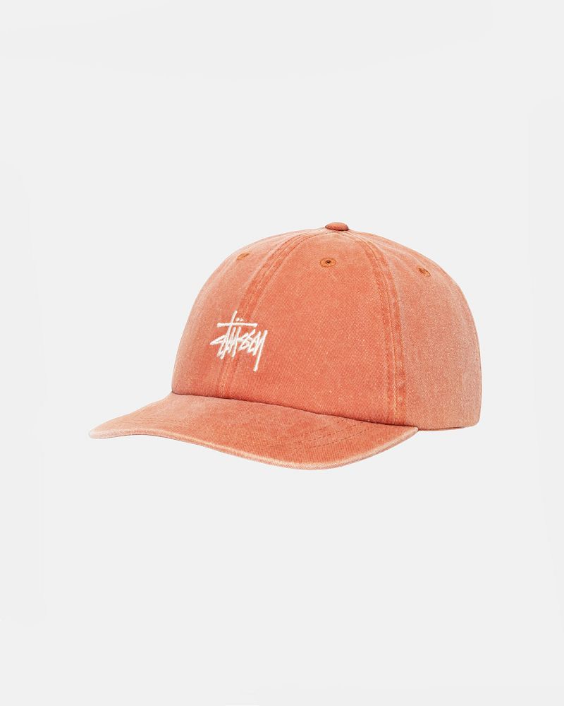 STUSSY BASIC CAP WASHED Orange | STUSSY-55955