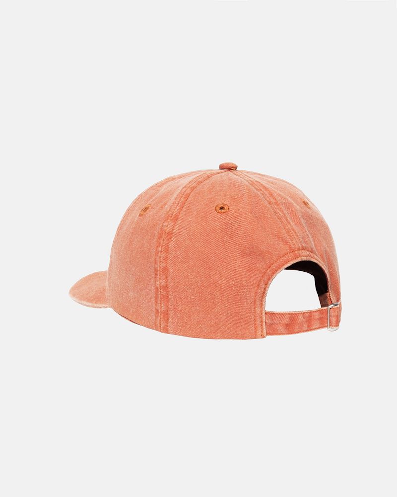 STUSSY BASIC CAP WASHED Orange | STUSSY-55955