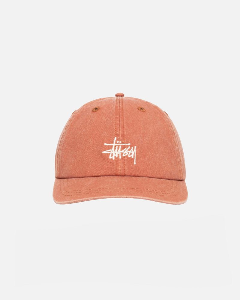 STUSSY BASIC CAP WASHED Orange | STUSSY-55955