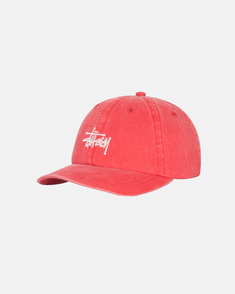 STUSSY BASIC CAP WASHED Rouge | STUSSY-55956
