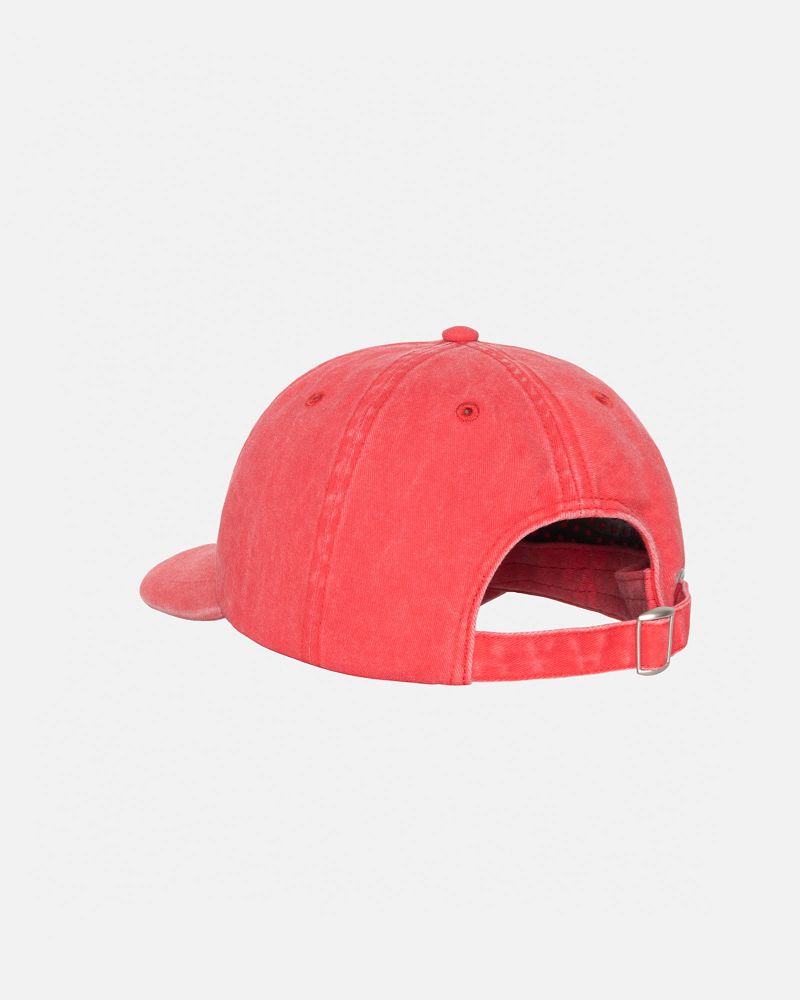 STUSSY BASIC CAP WASHED Rouge | STUSSY-55956