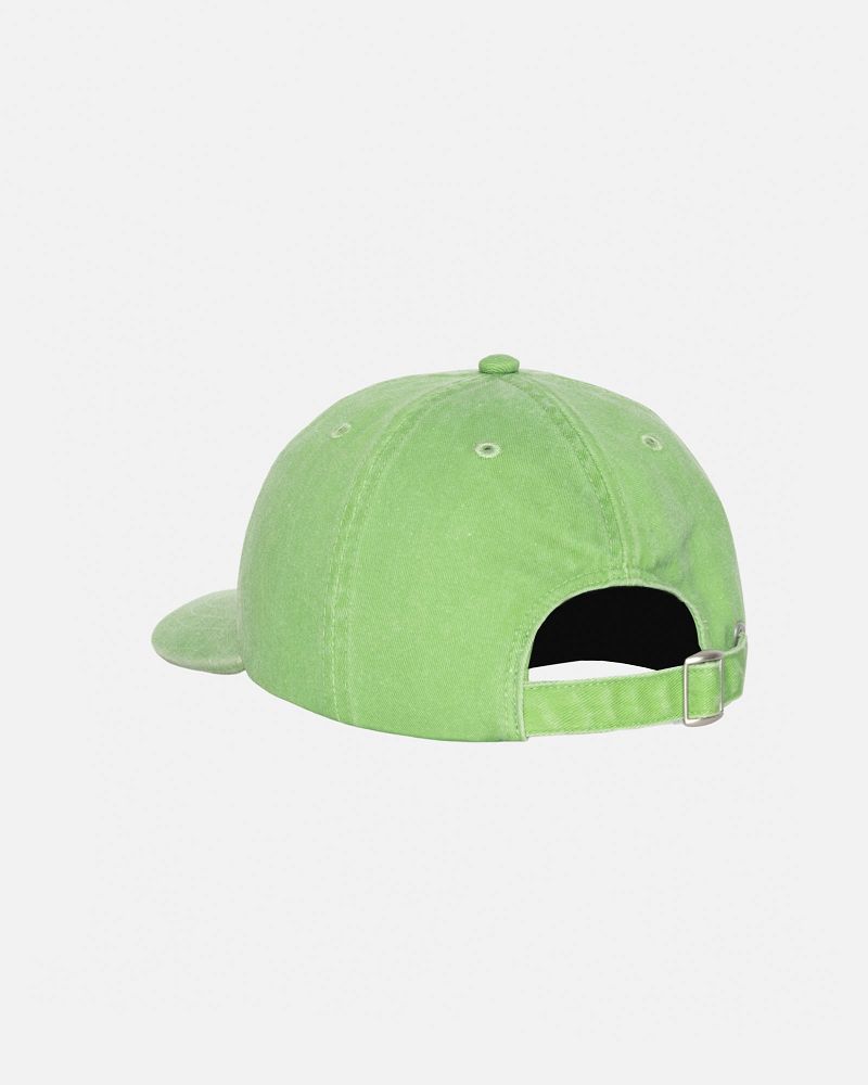STUSSY BASIC CAP WASHED Vert | STUSSY-55954