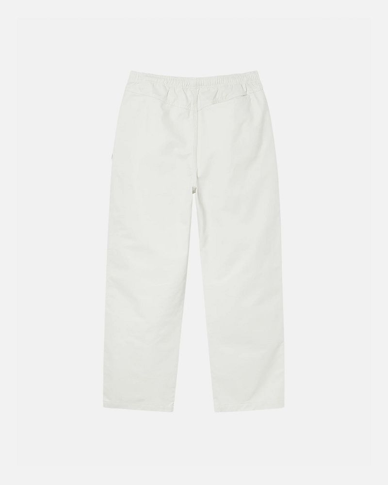 STUSSY BEACH PANT BRUSHED COTTON Beige | STUSSY-56113