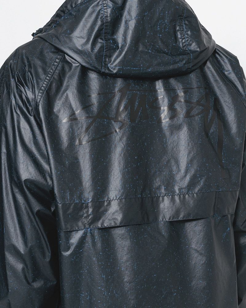 STUSSY BEACH SHELL CRACKED RIPSTOP Bleu Royal Bleu | STUSSY-56391