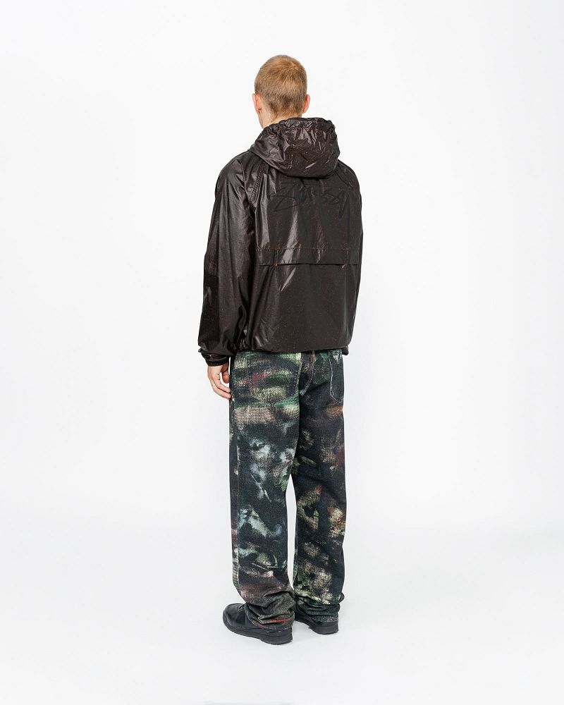 STUSSY BEACH SHELL CRACKED RIPSTOP Orange | STUSSY-56392