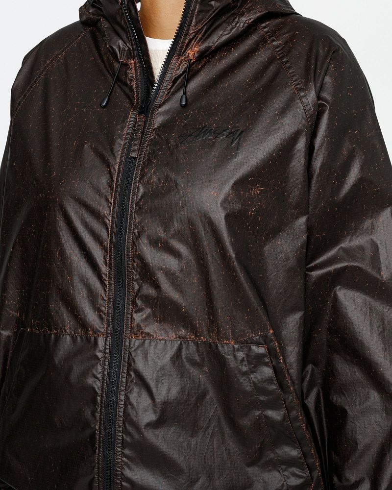 STUSSY BEACH SHELL CRACKED RIPSTOP Orange | STUSSY-56392