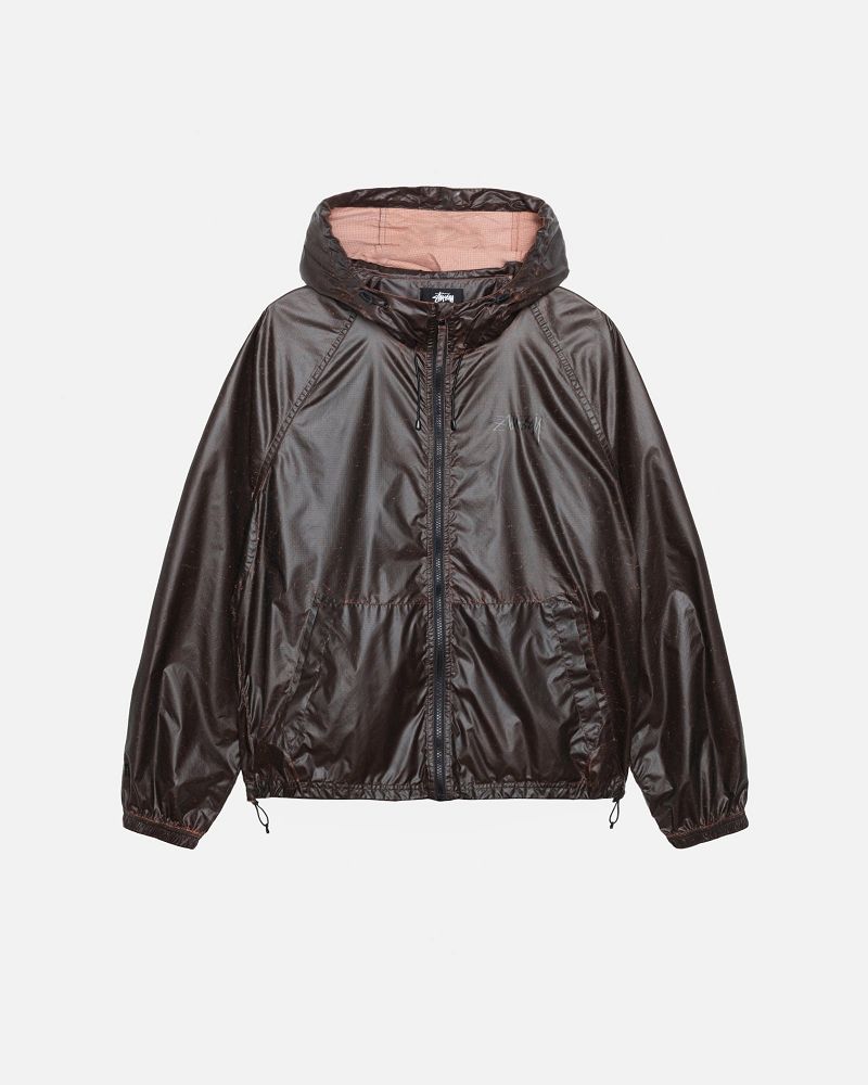 STUSSY BEACH SHELL CRACKED RIPSTOP Orange | STUSSY-56392