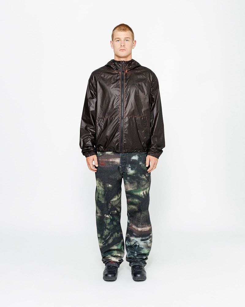 STUSSY BEACH SHELL CRACKED RIPSTOP Orange | STUSSY-56392