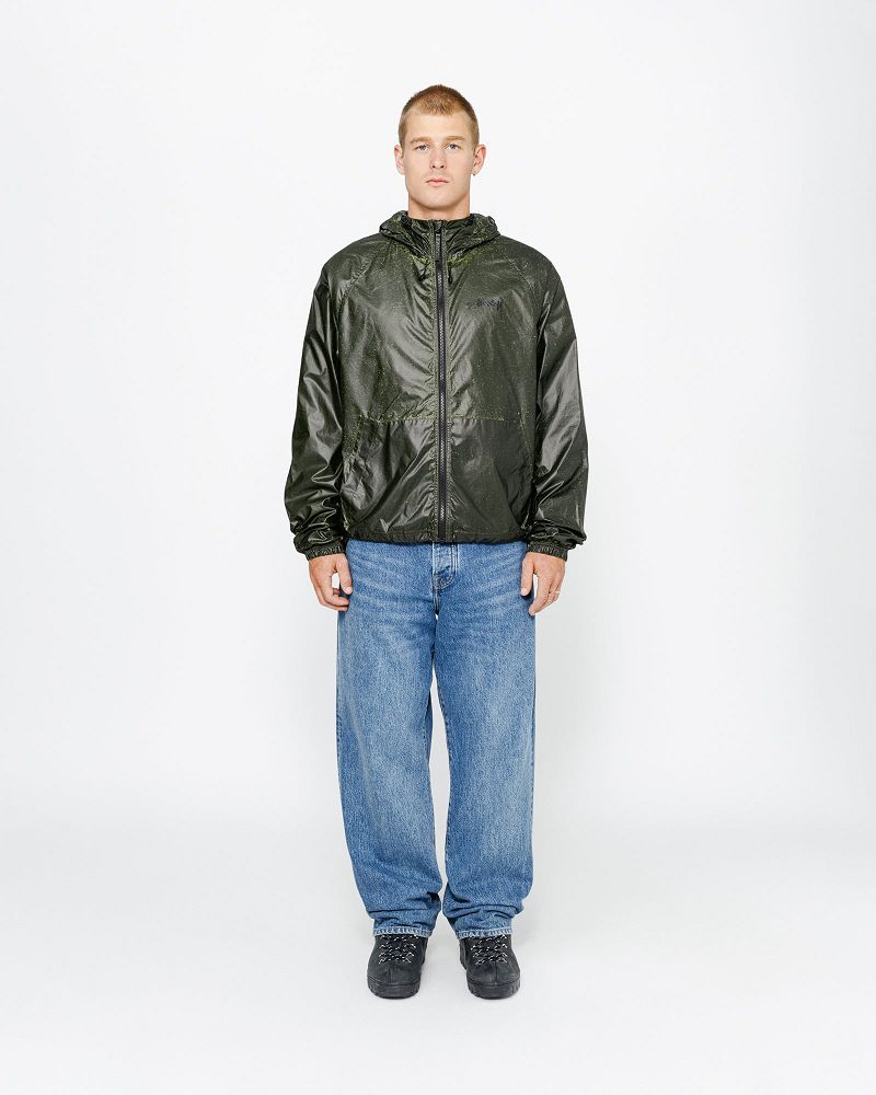 STUSSY BEACH SHELL CRACKED RIPSTOP Vert Clair | STUSSY-56390