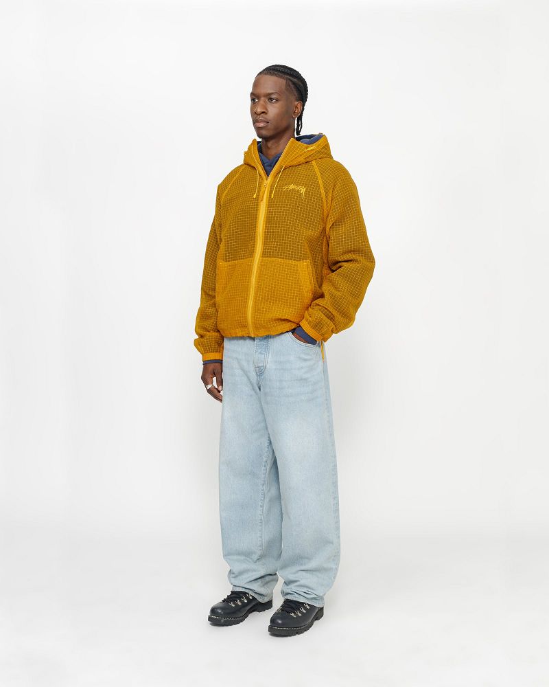 STUSSY BEACH SHELL TRANSPARENT RIPSTOP Jaune | STUSSY-56401