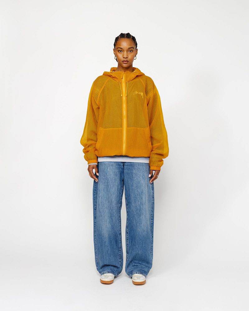 STUSSY BEACH SHELL TRANSPARENT RIPSTOP Jaune | STUSSY-56401