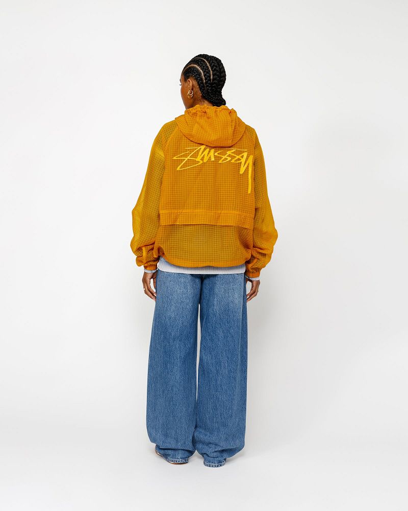 STUSSY BEACH SHELL TRANSPARENT RIPSTOP Jaune | STUSSY-56401