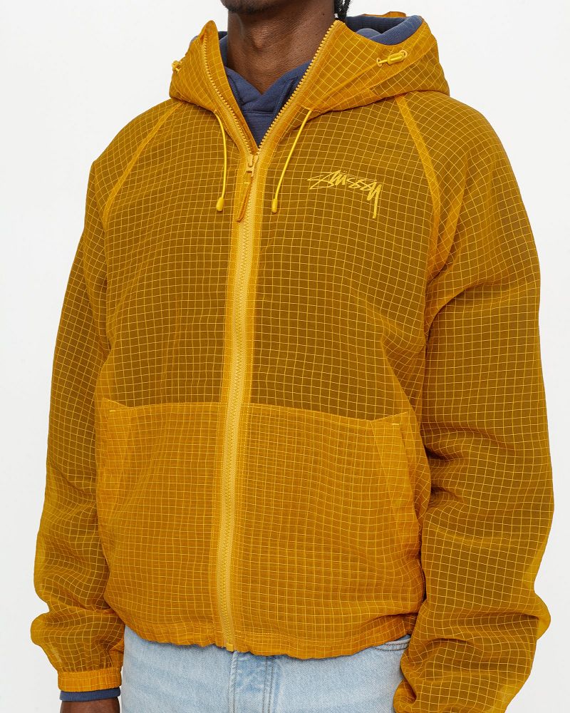 STUSSY BEACH SHELL TRANSPARENT RIPSTOP Jaune | STUSSY-56401