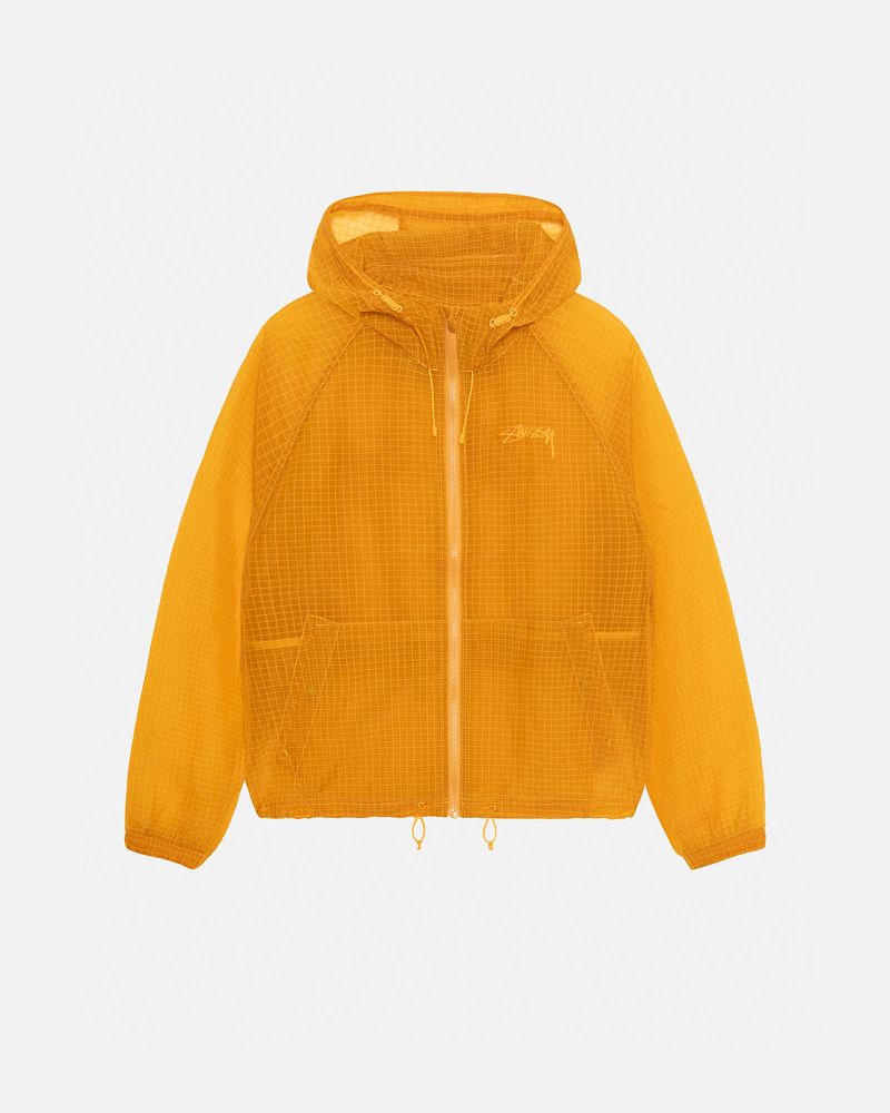 STUSSY BEACH SHELL TRANSPARENT RIPSTOP Jaune | STUSSY-56401