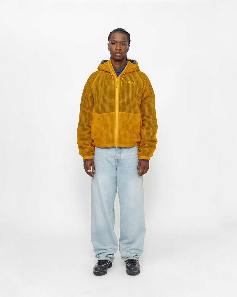 STUSSY BEACH SHELL TRANSPARENT RIPSTOP Jaune | STUSSY-56401