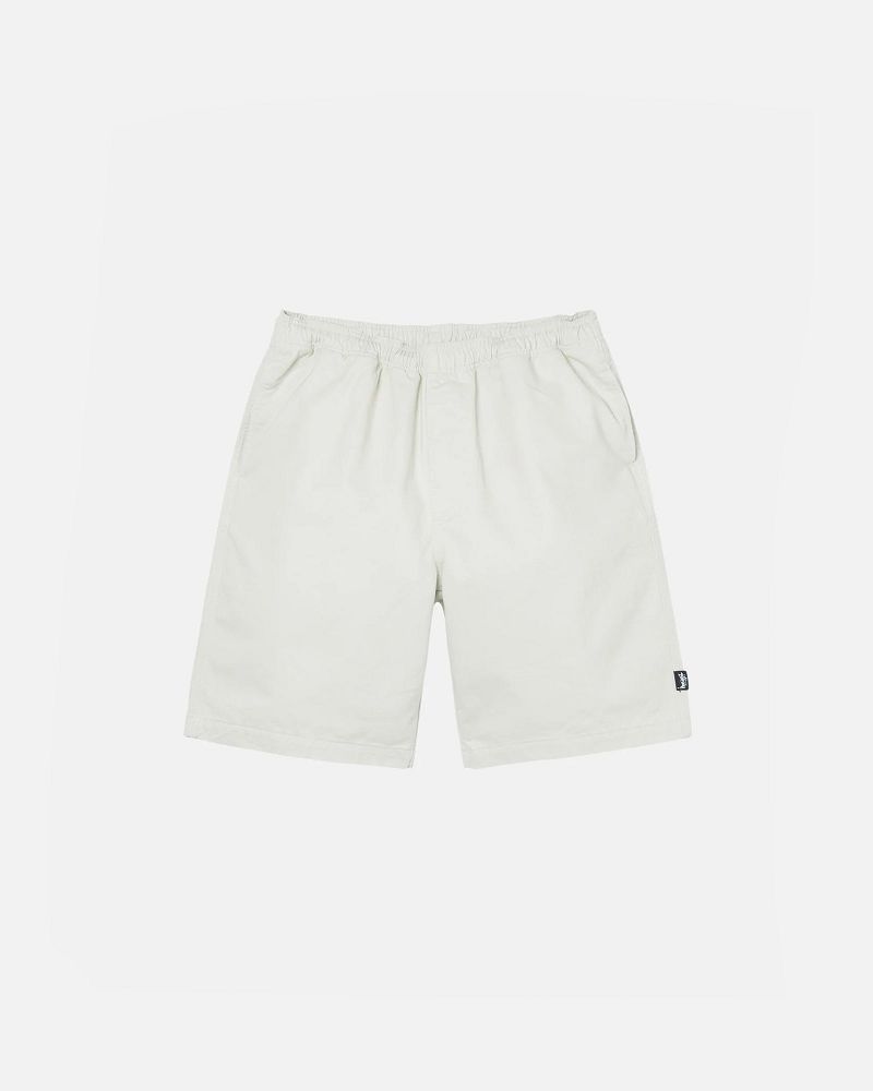 STUSSY BEACH SHORT BRUSHED COTTON Beige | STUSSY-56041