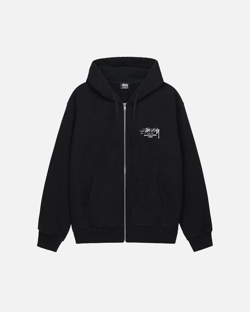 STUSSY BEAT SOUNDS ZIP HOODIE Noir | STUSSY-55819