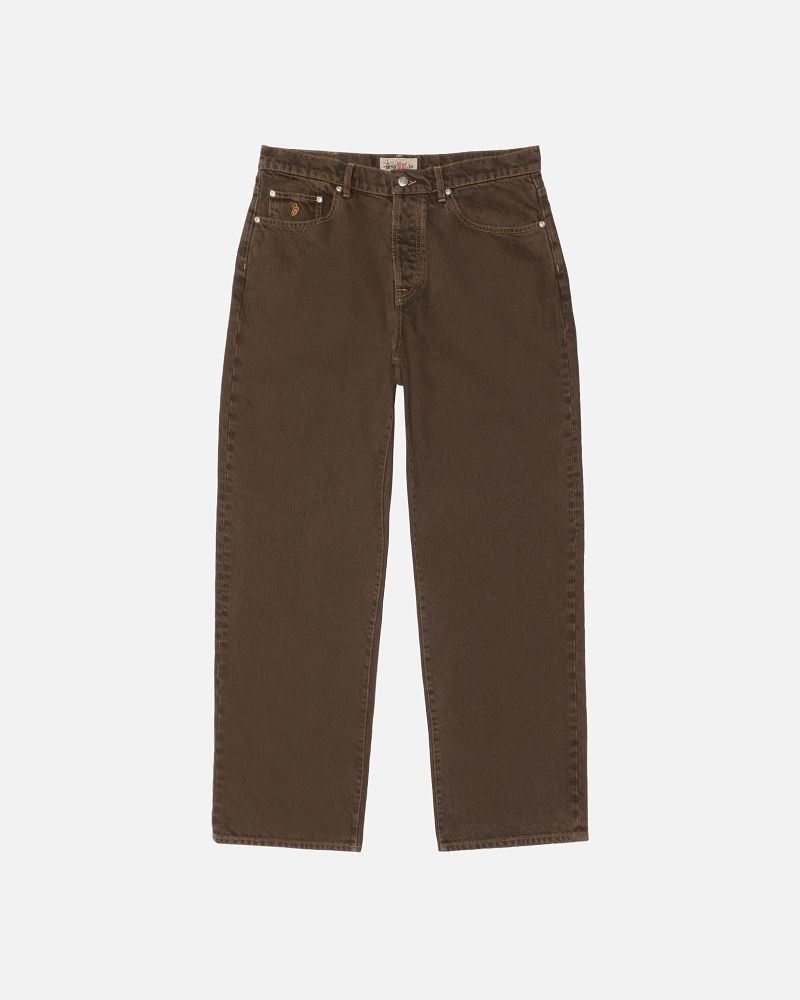 STUSSY BIG OL' JEAN DENIM Marron Clair | STUSSY-56121