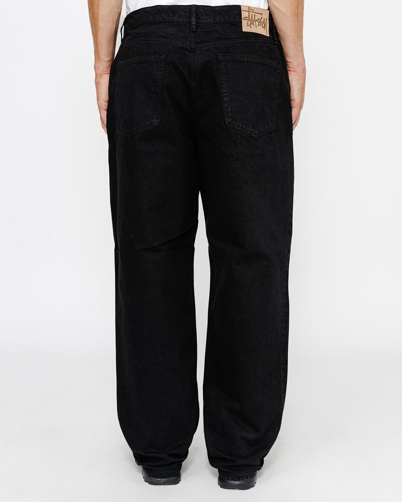 STUSSY BIG OL' JEAN OVERDYED Noir | STUSSY-56130