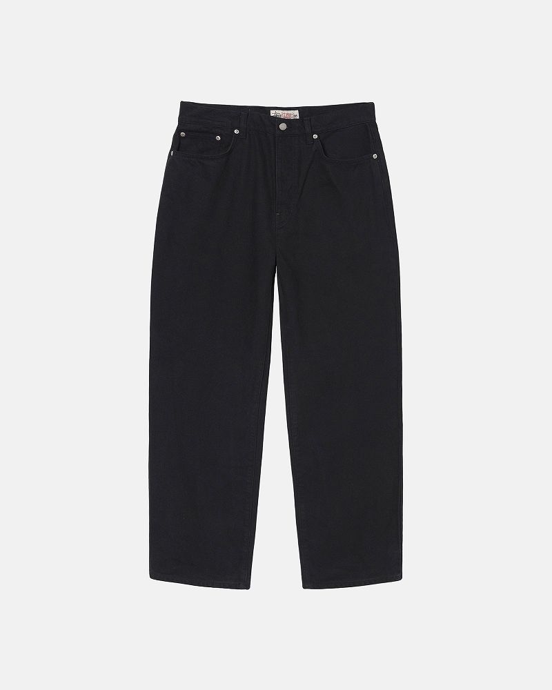 STUSSY BIG OL' JEAN OVERDYED Noir | STUSSY-56130