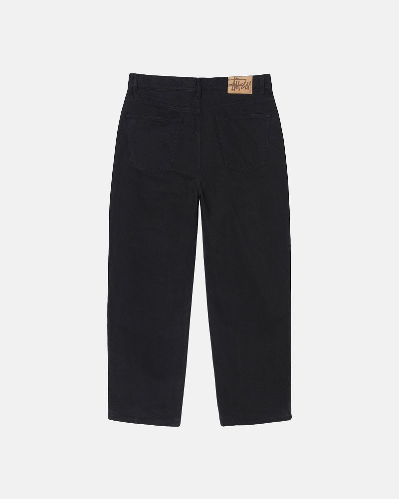 STUSSY BIG OL' JEAN OVERDYED Noir | STUSSY-56130