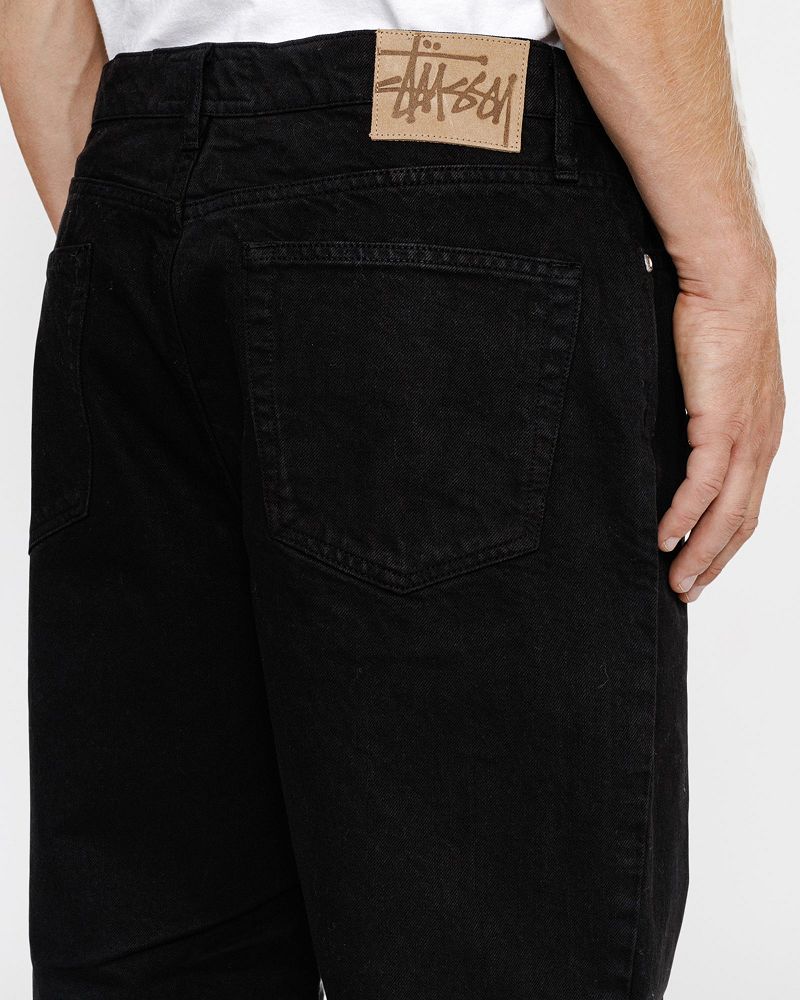 STUSSY BIG OL' JEAN OVERDYED Noir | STUSSY-56107