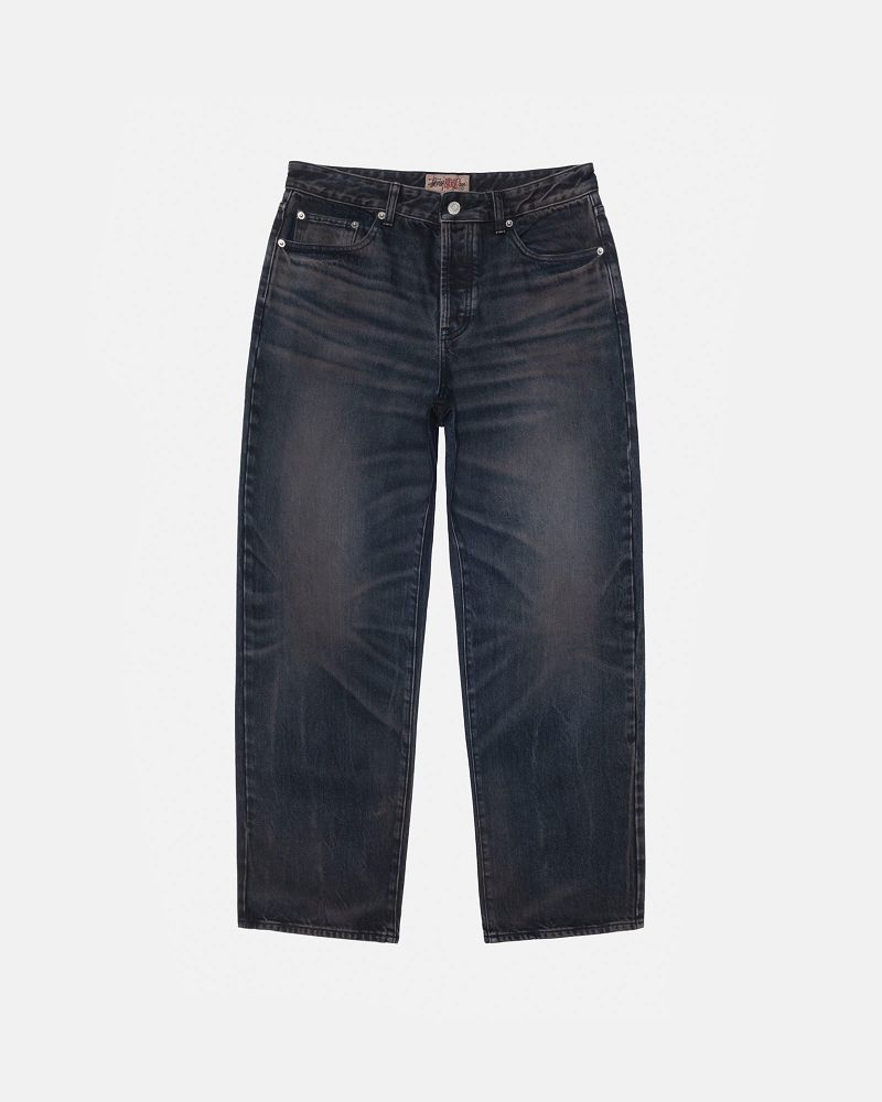 STUSSY BIG OL' JEAN VINTAGE WASH DENIM Bleu | STUSSY-56126