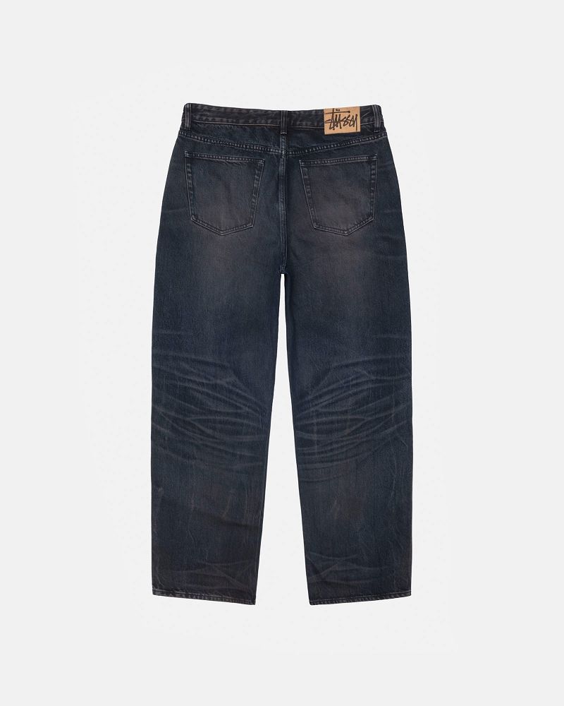 STUSSY BIG OL' JEAN VINTAGE WASH DENIM Bleu | STUSSY-56126