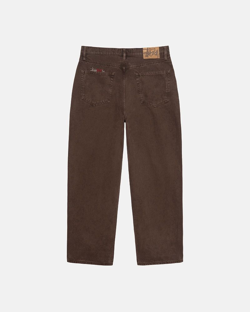 STUSSY BIG OL' JEAN WASHED CANVAS Marron | STUSSY-56106