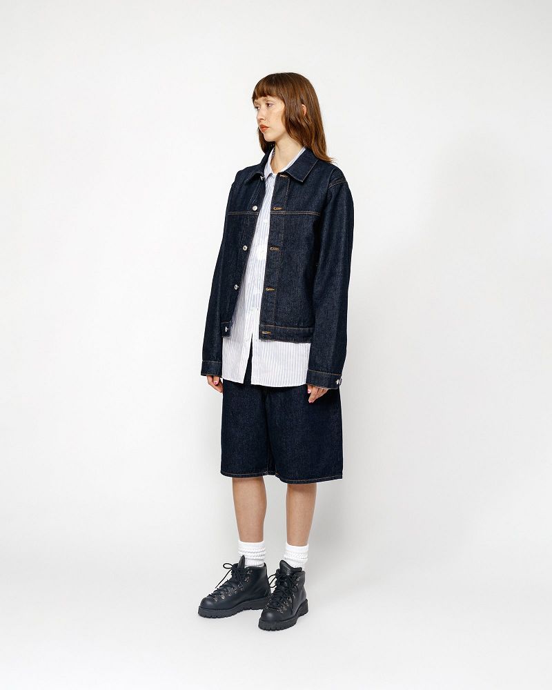 STUSSY BIG OL' SHORT DENIM Indigo | STUSSY-56133