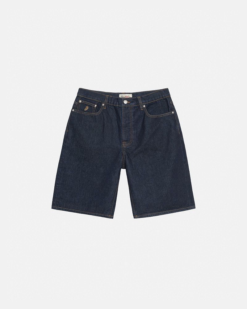 STUSSY BIG OL' SHORT DENIM Indigo | STUSSY-56133