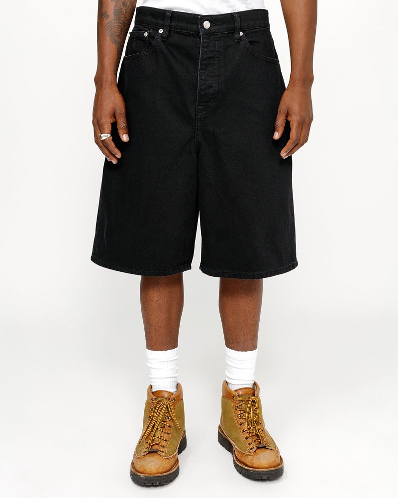 STUSSY BIG OL' SHORT DENIM Noir | STUSSY-56132
