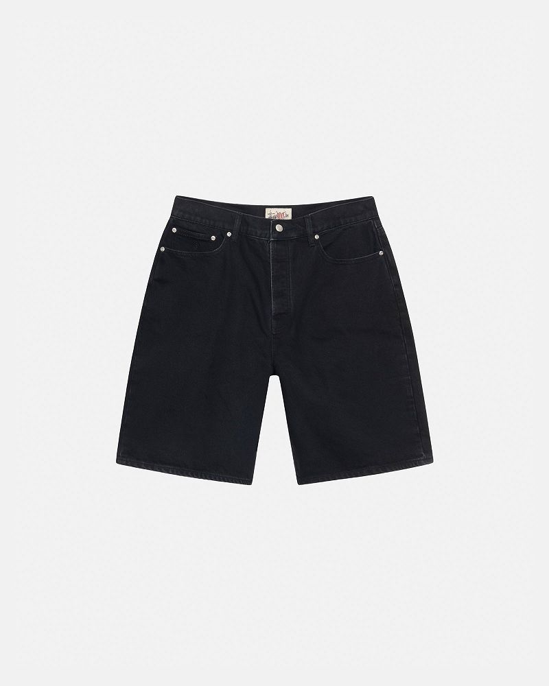 STUSSY BIG OL' SHORT DENIM Noir | STUSSY-56132