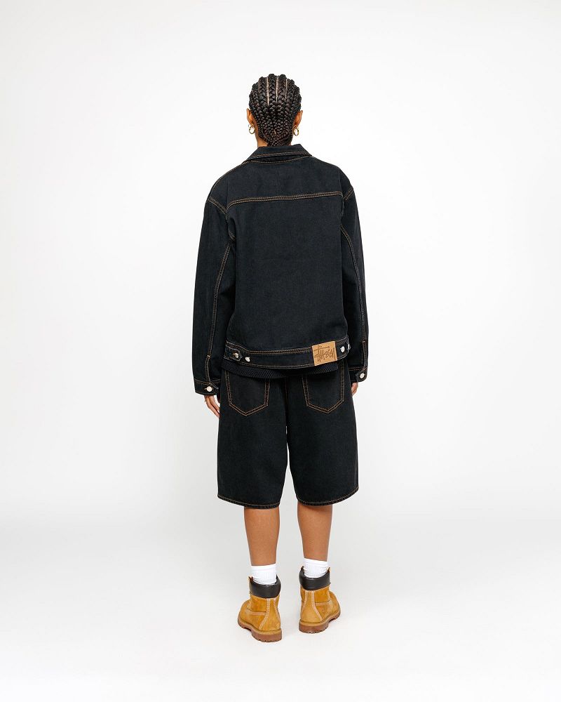 STUSSY BIG OL' SHORT DENIM Noir | STUSSY-56064